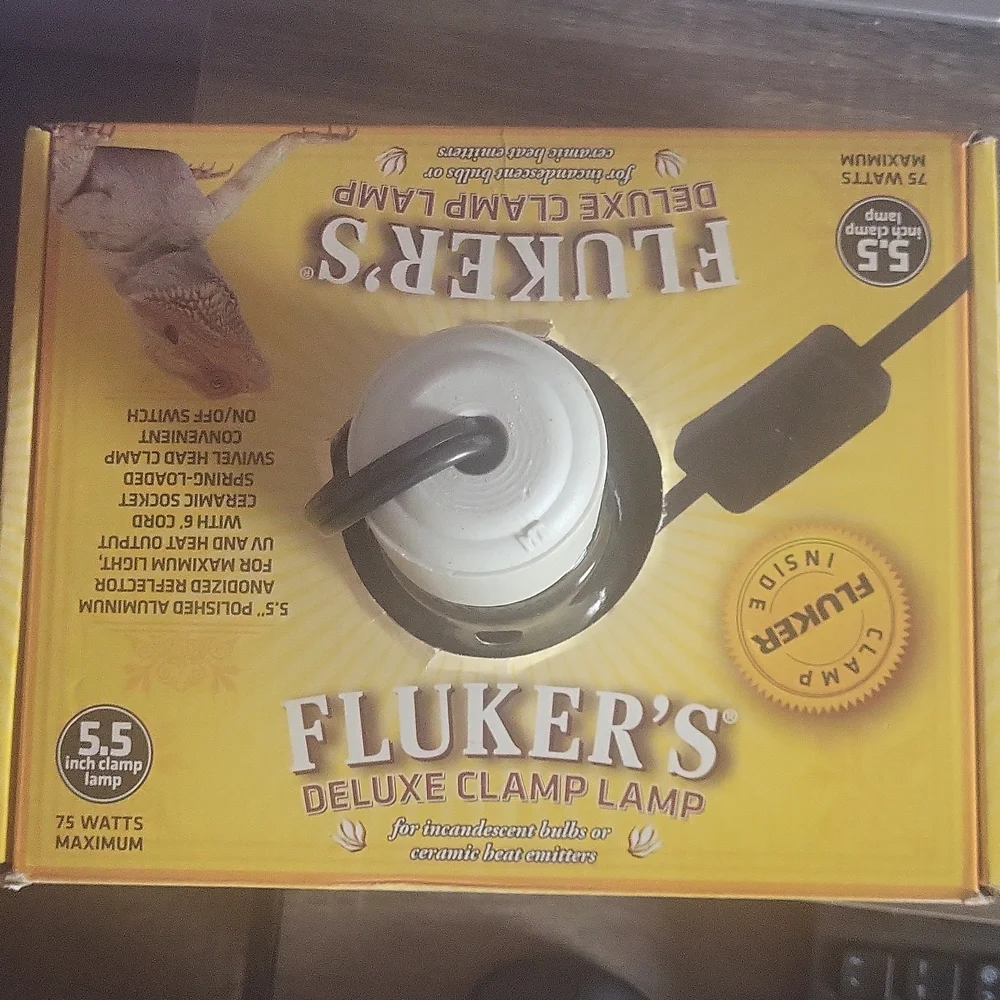 Fluker's Deluxe Clamp Lamp